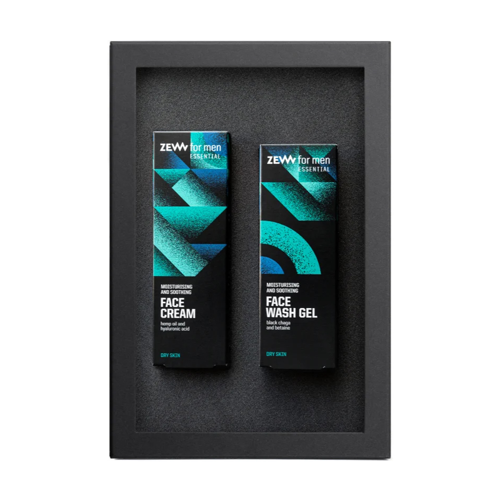 Уцінка! Чоловічий набір для обличчя ZEW for Men Moisturising and Soothing Set (крем для обличчя, 50 мл + гель для вмивання, 100 мл)